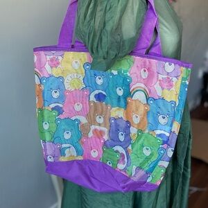 Care Bears Vintage-Style Tote Bag & Matching Wallet Set - Purple